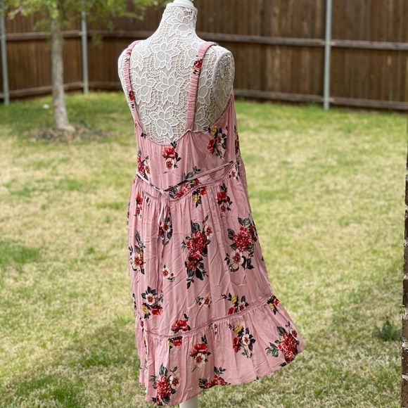 Xhilaration Size XXL Pink Floral Dress NWT - Picture 3 of 6